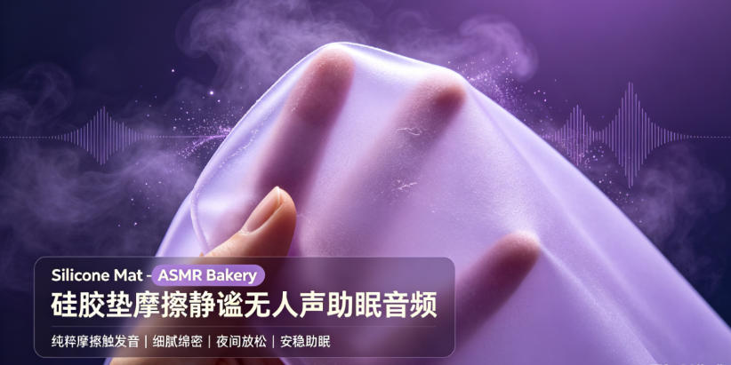 Silicone Mat - ASMR Bakery｜硅胶垫摩擦静谧无人声助眠音频