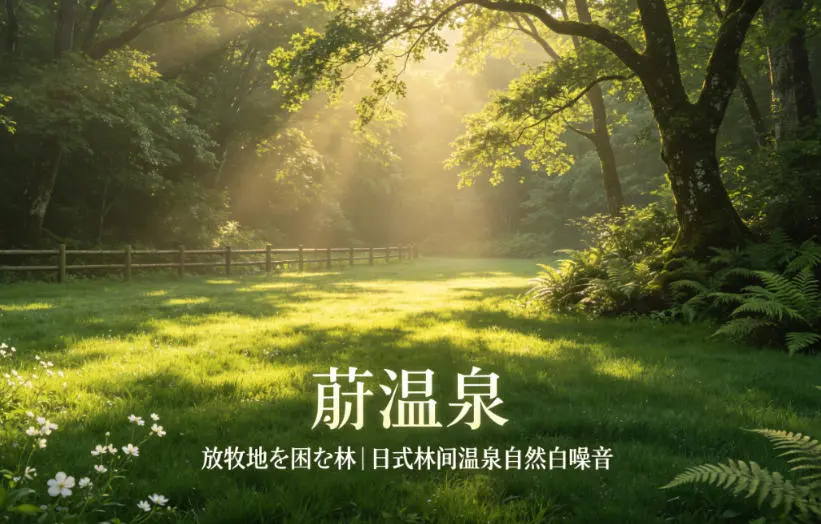 葛温泉放牧地を囲む林 森林自然音效 - Natural Garden