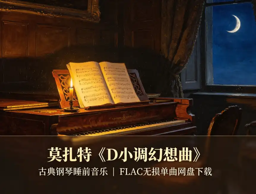 莫扎特《D 小调幻想曲》试听赏析 古典钢琴FLAC网盘下载[22M]